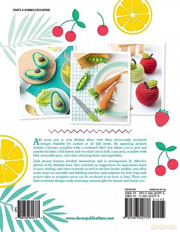 Adorable Fruits Vegetables To Crochet - Marie Clesse [KSIĄŻKA]