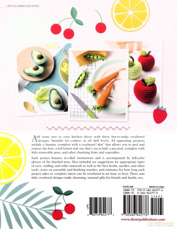 Adorable Fruits Vegetables To Crochet - Marie Clesse [KSIĄŻKA]