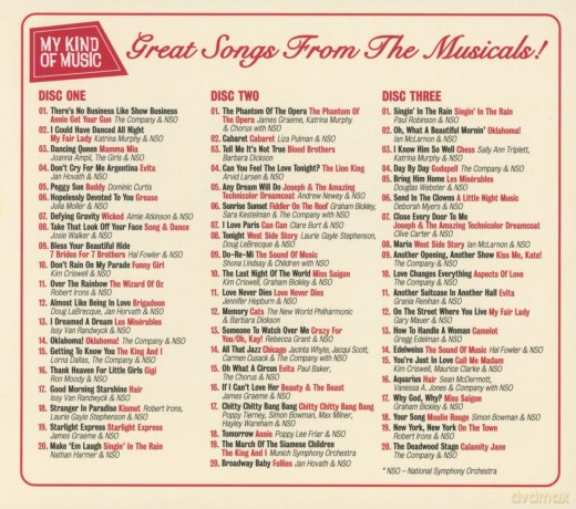 Great Songs From The Musicals [3CD]