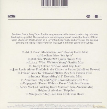 Zambient One (digipack) [CD]