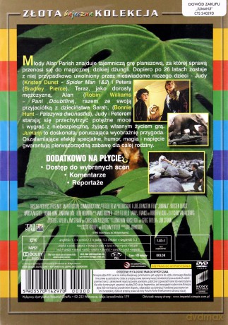 Jumanji (złota kolekcja) [DVD]