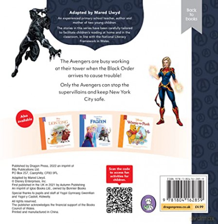 Disney Marvel Back To Books Avengers - Marvel Comics (Ed) [KSIĄŻKA]