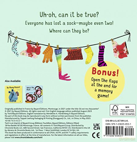 Have You Seen My Sock - Colombe Linotte [KSIĄŻKA]