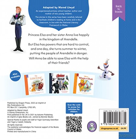 Disney Back To Books Frozen - Disney (Ed) [KSIĄŻKA]