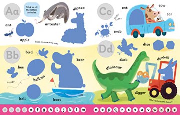 First Sticker Book Abc - Alice Beecham [KSIĄŻKA]