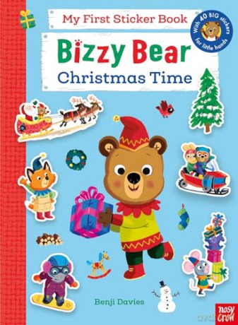 Bizzy Bear Christmas Time 1st Sticker Bk - Benji (Ills) Davies [KSIĄŻKA]