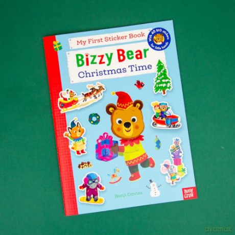 Bizzy Bear Christmas Time 1st Sticker Bk - Benji (Ills) Davies [KSIĄŻKA]