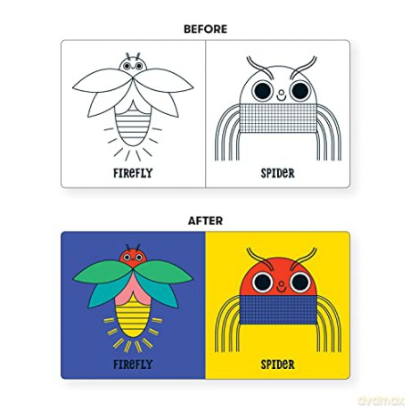 Bug Out Color Magic Bath Book - Mudpuppy [KSIĄŻKA]