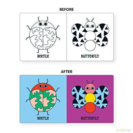 Bug Out Color Magic Bath Book - Mudpuppy [KSIĄŻKA]