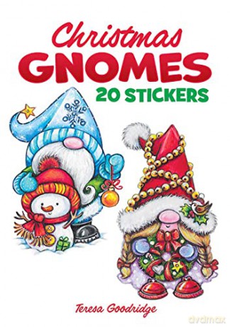 Christmas Gnomes: 20 Stickers - Nicholas Kay [KSIĄŻKA]