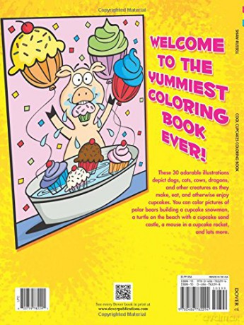 Cool Cupcakes Coloring Book - Susan Shaw-Russell [KSIĄŻKA]