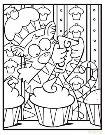 Cool Cupcakes Coloring Book - Susan Shaw-Russell [KSIĄŻKA]