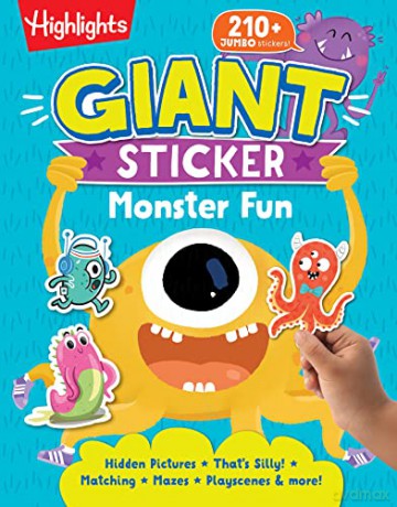 Giant Sticker Monster Fun - Highlights [KSIĄŻKA]