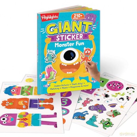 Giant Sticker Monster Fun - Highlights [KSIĄŻKA]