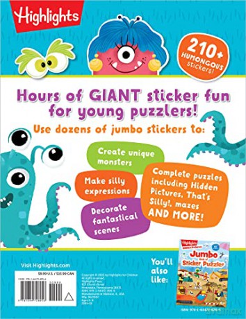 Giant Sticker Monster Fun - Highlights [KSIĄŻKA]
