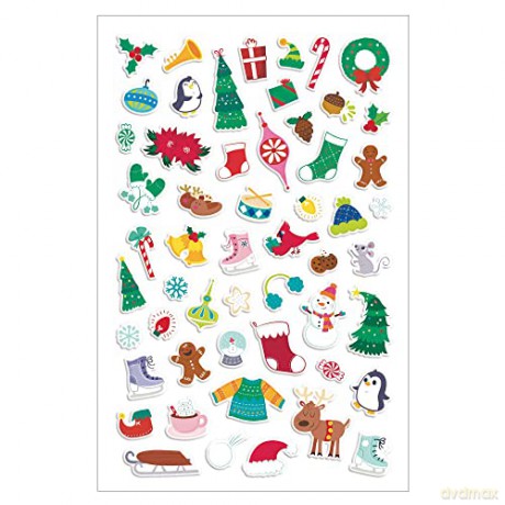 Christmas Hp Puffy Sticker - Highlights [KSIĄŻKA]