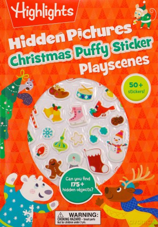 Christmas Hp Puffy Sticker - Highlights [KSIĄŻKA]