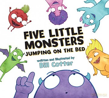 Five Little Monsters Jumping On The Bed - Bill Cotter [KSIĄŻKA]