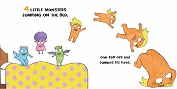 Five Little Monsters Jumping On The Bed - Bill Cotter [KSIĄŻKA]