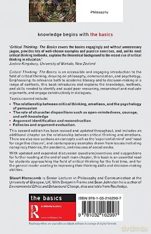 Critical Thinking The Basics - Stuart Hanscomb [KSIĄŻKA]