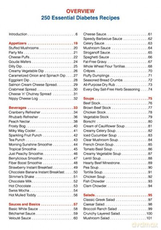 250 Essential Diabetes Recipes - Zeiler [KSIĄŻKA]