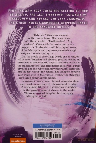 Avatar The Legacy Of Yangchen - F C Yee [KSIĄŻKA]