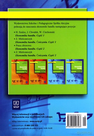 Ekonomika handlu. Ćwiczenia cz.2 - Zofia Mielczarczyk [KSIĄŻKA]