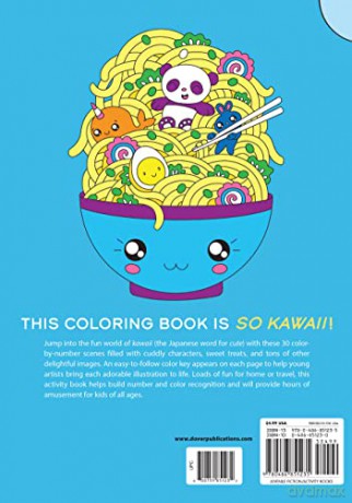 Cute Kawaii Color By Number - Mary Eakin [KSIĄŻKA]