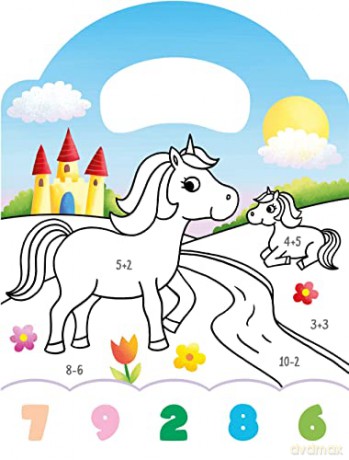 Colour By Maths Unicorn [KSIĄŻKA]