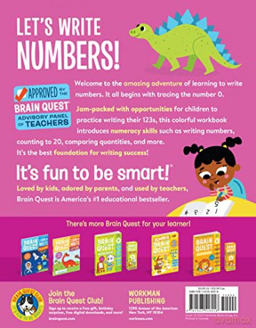 Brain Quest Learn To Write Numbers [KSIĄŻKA]