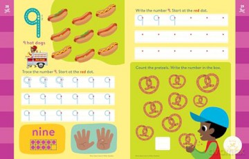 Brain Quest Learn To Write Numbers [KSIĄŻKA]