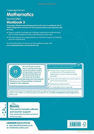 Cambridge Primary Mathematics Workbook - Josh Lury Steph King [KSIĄŻKA]