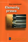 Elementy prawa. Podręcznik - Jerzy Lewandowski [KSIĄŻKA]