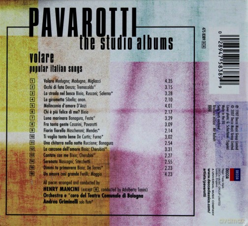 Luciano Pavarotti: Volare (digipack) [CD]