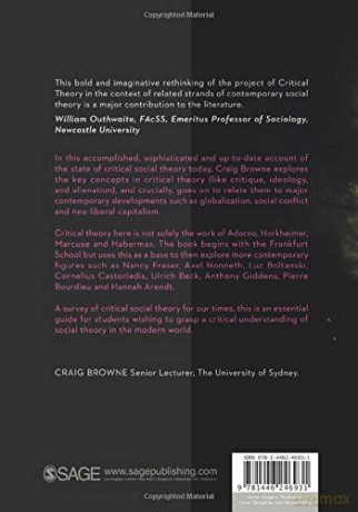 Critical Social Theory - Craig Browne [KSIĄŻKA]