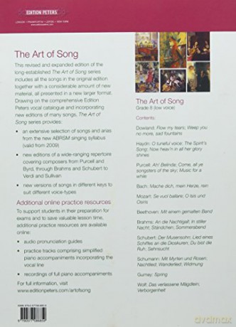 Art Of Song Grade 8 Low [KSIĄŻKA]