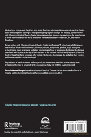 Conversations With Women In Musical Thea - Amanda Wansa Morgan [KSIĄŻKA]