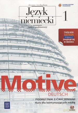Język niemiecki Motive 1 podręcznik z ćw. LO - Alina Dorota Jarząbek, Danuta Koper [KSIĄŻKA]+[CD]