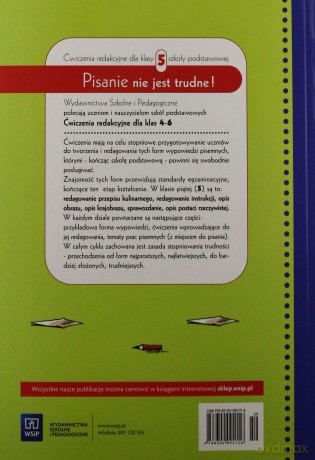 Język polski Pisanie nie jest trudne SP kl.5 ćwiczenia - Andrzej Surdej, Beata Surdej [KSIĄŻKA]