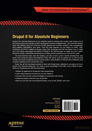 Drupal 8 For Absolute Beginners - Barnett [KSIĄŻKA]
