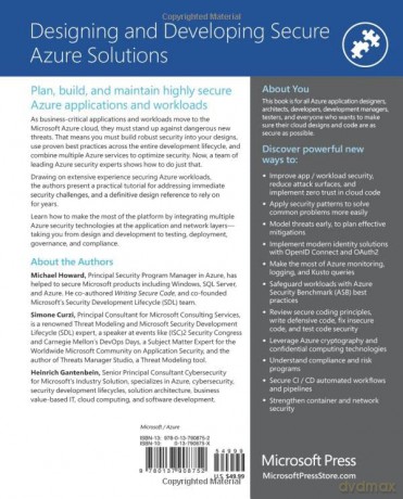 Designing Developing Secure Azure Sol - Michael Howard [KSIĄŻKA]