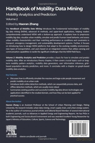 Handbook Of Mobility Data Mining Volume - Haoran Zhang [KSIĄŻKA]