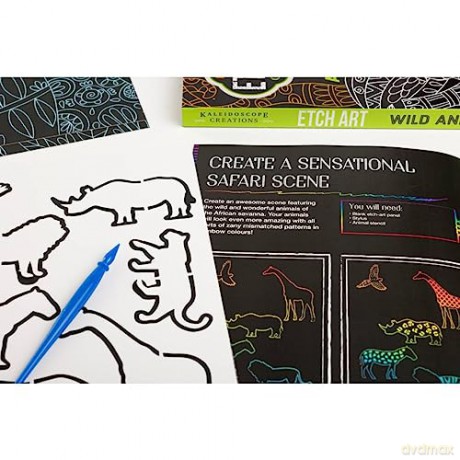 Etch Art Wild Animals And More [KSIĄŻKA]