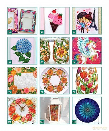 Beginners Guide To Glass Painting - Nilima Nakul Mandal [KSIĄŻKA]