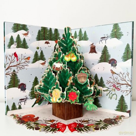 Christmas Pop Up Kalendarz Adwentowy W/Book - Rbg Kew [KSIĄŻKA]