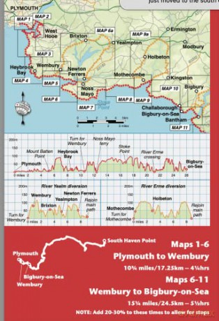 Dorset South Devon Coast Path - Henry Stedman [KSIĄŻKA]