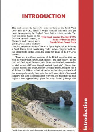 Dorset South Devon Coast Path - Henry Stedman [KSIĄŻKA]