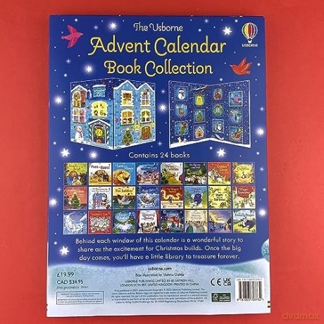 Kalendarz Adwentowy Book Collection 2 - Usborne [KSIĄŻKA]