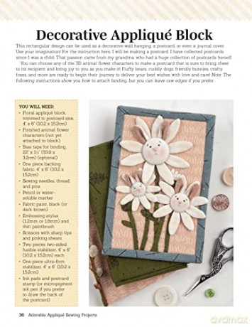 Adorable Appliqu Sewing Projects - Olesya Lebedenko [KSIĄŻKA]