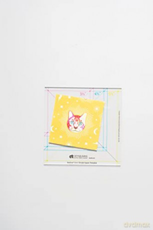 Fast2cut 3in1 Simple Square Template - Judy Gauthier [KSIĄŻKA]